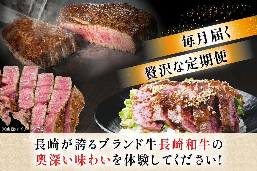 牛肉 和牛 定期便 長崎和牛 バラエティセット「シルバー」 12回 総計6.6kg [黒牛 長崎県 東彼杵町 hs42bag750082] 牛肉 バラ モモ もも 切り落とし牛肉 バラ モモ もも 切り落とし