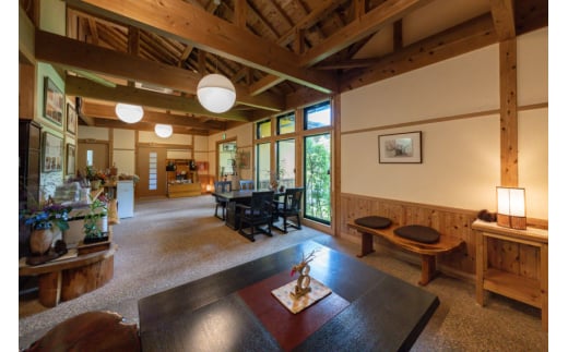 宿泊券 温泉 源泉かけ流し露天風呂付:スタンダード離れ和洋室 ペット同伴 宿泊プラン 1泊2食付き ペア宿泊券 [そのぎ茶温泉 長崎県 東彼杵町 hs42bag280004] 旅行 観光 旅館 レターパック