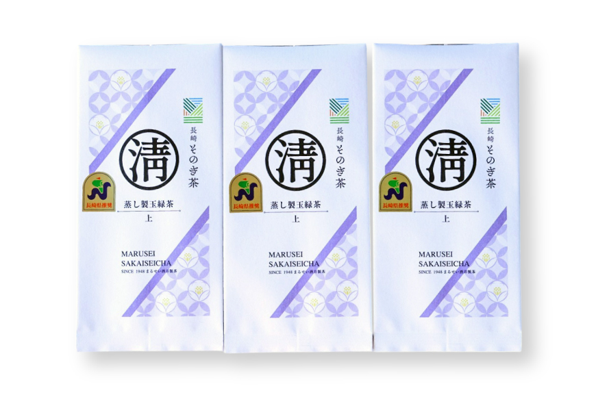 茶 緑茶 【長崎県優良特産品推奨品】そのぎ茶（上）100ｇ 3袋 総計300g [まるせい酒井製茶 長崎県 東彼杵町 hs42bag370014] 日本茶 茶 茶葉 お茶 緑茶 そのぎ茶 ちゃ りょくちゃ