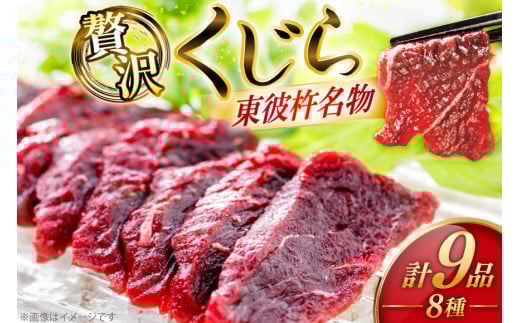 【鯨の町からお届け】 くじら 8品 詰め合わせ セット [彼杵の荘 長崎県 東彼杵町 hs42bag270007] 長崎 鯨刺身 刺し身 赤身 鯨肉 くじら肉 クジラ肉 クジラ 冷凍