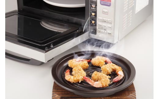 電子レンジ対応 レンジで揚げ太郎 Mサイズ [トーセラム 長崎県 東彼杵町 hs42bag480016] 耐熱陶器 レンチン 電子レンジ調理 時短 直火OK キッチン用品 日本製