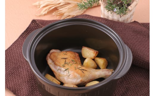 耐熱セラミックス使用 ニュートーセラム鍋 26cm 網付き 焼く 炊く 煮る 蒸す 炒める 燻す [トーセラム 長崎県 東彼杵町 hs42bag480003] 耐熱 直火対応 鍋26cm キッチン用品 日本製