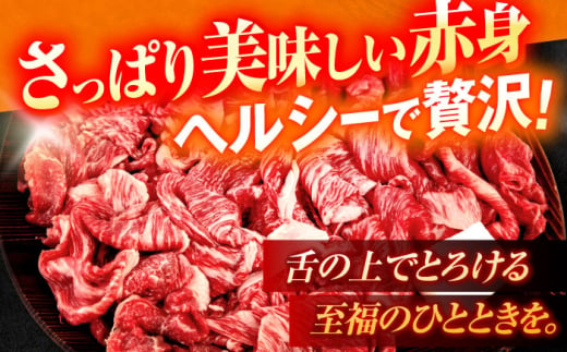 長崎和牛A5ランク 赤身切り落とし（モモ･バラ）（400ｇ）【肉のあいかわ】 [OCH021]