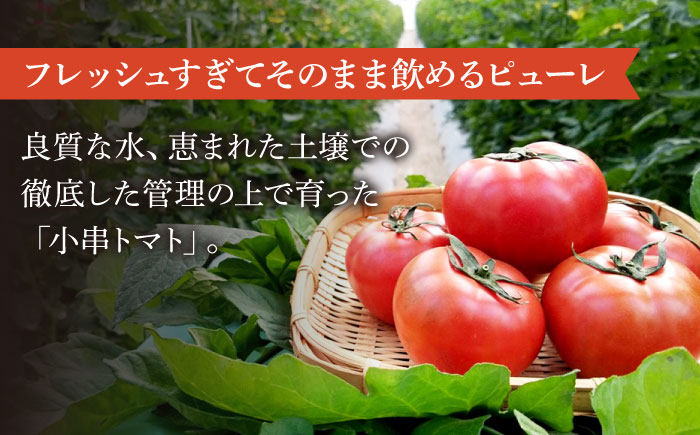 小串トマトの濃厚150％ピューレ「OGUSHI」6本セット【草加家】 [OBH005]