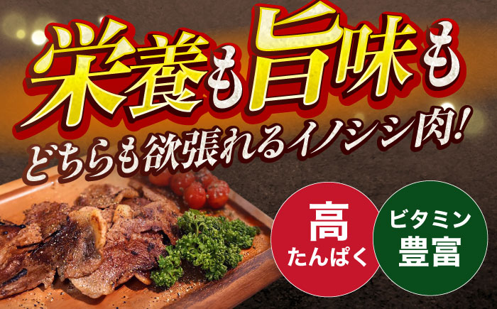 【12回定期便】ジビエ 天然イノシシ肉 おまかせ焼肉セット 600g （ロース・モモ・バラ）【照本食肉加工所】 [OAJ030] / 肉 猪 猪肉 イノシシ イノシシ肉 いのしし しし肉 しし鍋 ボタン鍋 ジビエ