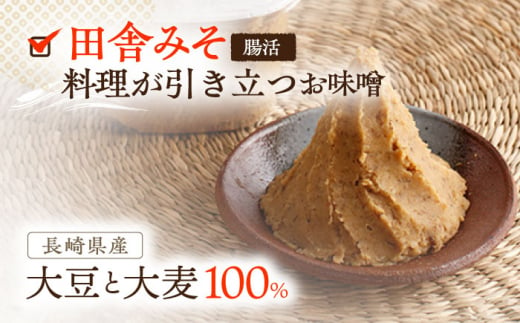 【2回定期便】さきちの厳選腸活3点セット（生きた酵素の生あまざけ 100g×15本・手作り糀の田舎みそ(麦みそ)・食材のうまみ倍増 塩糀）【株式会社 咲吉】[OBF025] / 味噌 みそ ミソ 甘酒 塩糀 糀 調味料 塩糀 こうじ 生甘酒 酵素甘酒 酵素調味料 健康味噌 しおこうじ なまあまざけ 酵素 米 米糀 糀 川棚甘酒 長崎産あまざけ