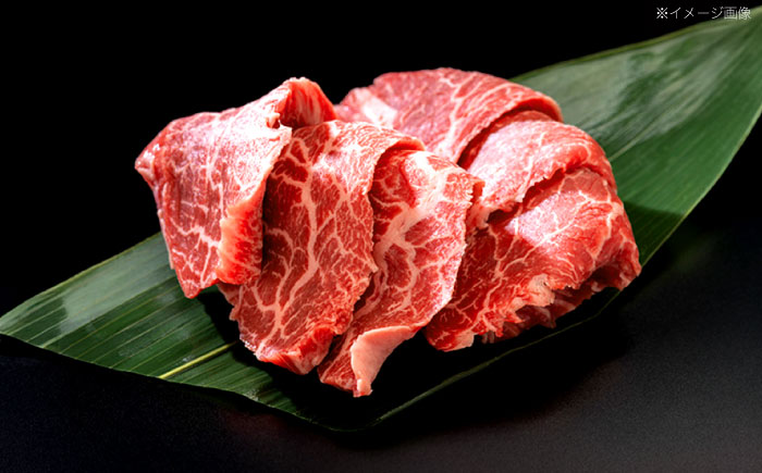 【3回定期便】長崎和牛 焼肉用 赤身スライス600g (モモ・ウデ 各300g)【株式会社 黒牛】 [OCE097]