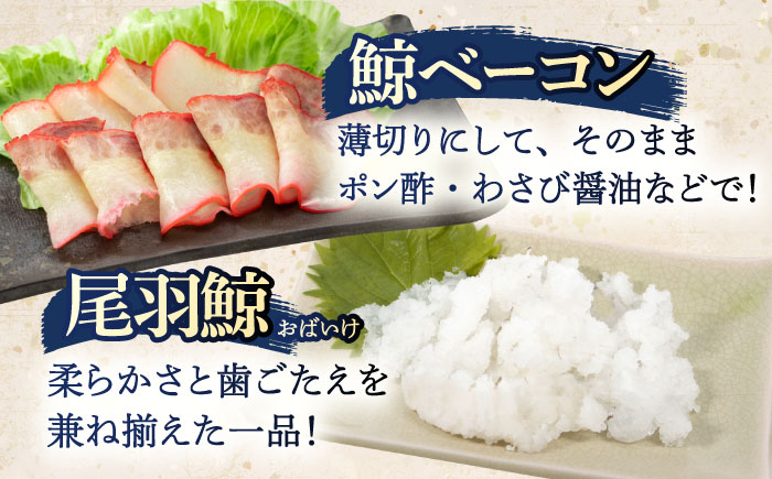 くじら肉 3種食べ比べセット 300g(鯨ベーコン・さえずり・尾羽 各100g)【中島(鯨)商店】[OBR001] / 鯨 クジラ 鯨肉 贈答用 くじら おつまみくじら 鯨肉 くじらの希少部位 鯨希少部位 くじらおつまみ 鯨食べ比べ くじら食べ比べ 長崎県産