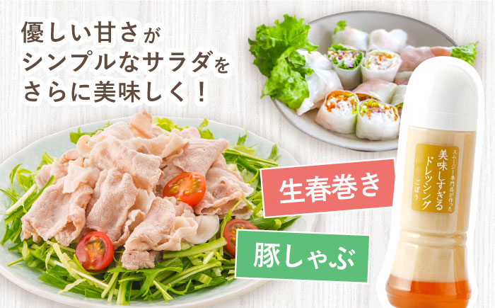 【3回定期便】スムージー専門店が作った「美味しすぎるドレッシング（ごぼう・カレー）」300ml×2本セット【ビタミン・スタンド】 [OAK065]
