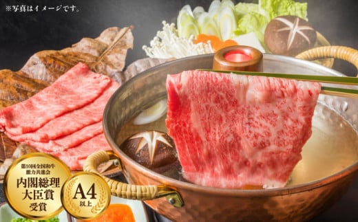 長崎和牛 リブロース スライス 約500g【川下精肉店】 [OAA004] / 牛肉 冷凍 鉄板焼 長崎県産 和牛 国産牛 焼肉 BBQ 赤身 すらいす ロース 牛ロース にく 肉