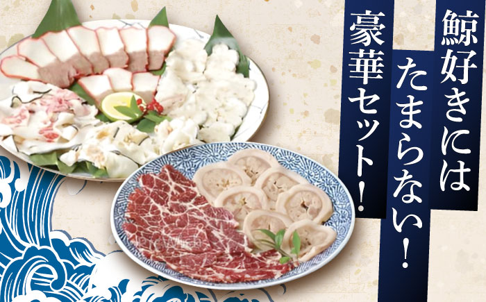 くじらの王道部位 6種セット【中島(鯨)商店】[OBR004] / 鯨 クジラ 鯨肉 贈答用 くじら おつまみくじら 鯨肉 くじらの希少部位 鯨希少部位 くじらおつまみ 鯨食べ比べ くじら食べ比べ 長崎県産