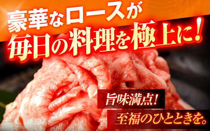 【3回定期便】長崎和牛A5ランク牛ロース小間切れ（400ｇ入）【肉のあいかわ】 [OCH023]