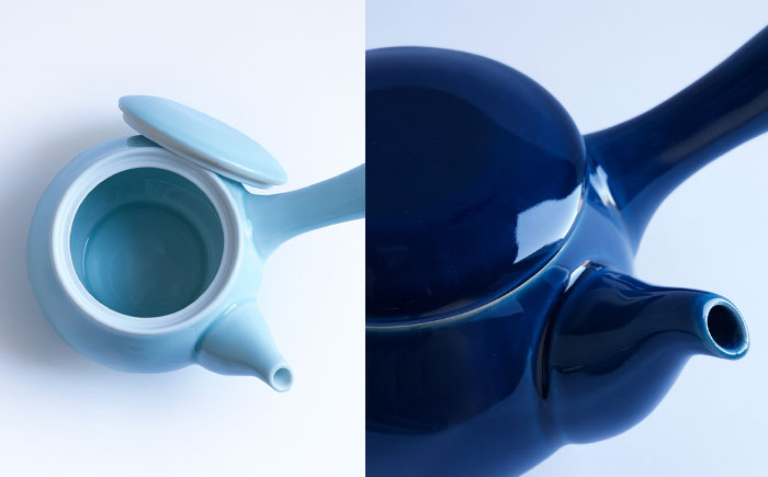 急須 おちゃふく（月白色）1個【山下陶苑】 [OAP059-2]