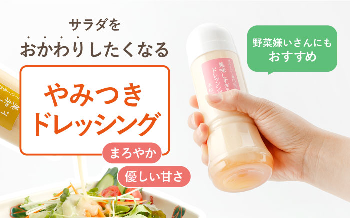 【6回定期便】スムージー専門店が作った「美味しすぎるドレッシング（ごぼう・カレー）」300ml×2本セット【ビタミン・スタンド】 [OAK067]