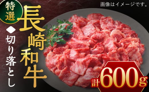 長崎和牛 特選 切り落とし 600g【川下精肉店】 [OAA016] / すき焼き用肉 焼肉 切り落とし 牛肉 長崎和牛 切り落とし 冷凍 国産牛 きりおとし 国産牛肉 きりおとしにく