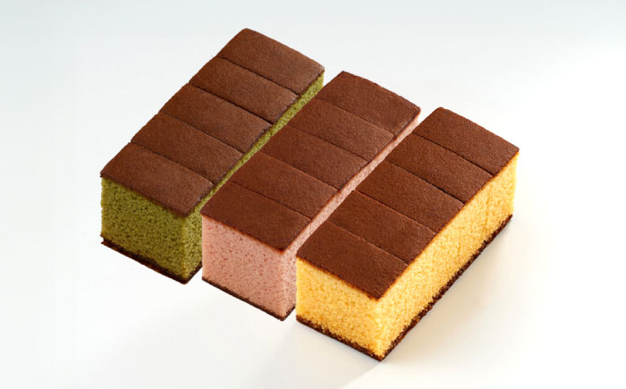 幸せのカステラ0.3号 3種セット（プレーン・いちご・抹茶）【長崎心泉堂】[OBS013] / カステラ かすてら 長崎 プレゼント ギフト 詰め合わせ 和菓子 常温 かすてら 詰め合わせ 高級 贈答 食べ比べ 抹茶 まっちゃ 苺 いちご イチゴ