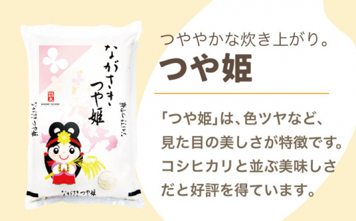 【全6回定期便】【甘みと旨みのお米】長崎県産米 （つや姫） 計30kg （5kg×6回）【ながさき西海農業協同組合】 [QAZ017]