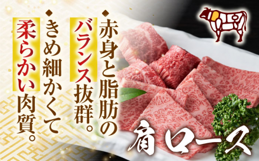 【全12回定期便】【A4〜A5】長崎和牛焼肉用　500g【株式会社 MEAT PLUS】 [QBS035]