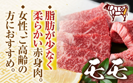 【全12回定期便】【A4〜A5】長崎和牛焼肉用　500g【株式会社 MEAT PLUS】 [QBS035]