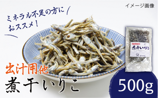 【ミネラル不足の方に】煮干 いりこ （出汁用他）約500g【酒のタナカ】 [QAM006]