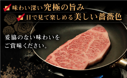 長崎和牛「出島ばらいろ」特選霜降 サーロインステーキたっぷり500g【合同会社肉のマルシン】 [QBN008]