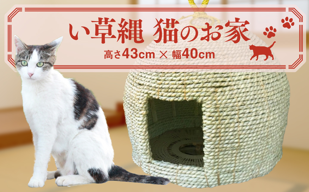 い草縄 猫のお家