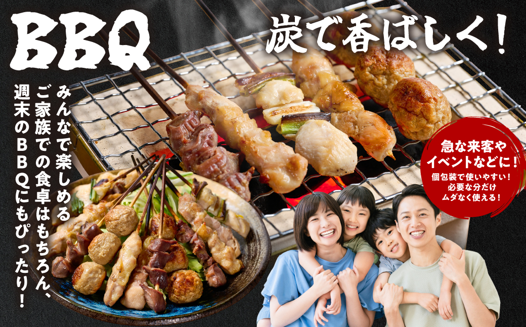 やきとり5種 30本セット お試しサイズ！ 国産 鶏肉 串 九州産 冷凍 小分け ねぎま とろ もも 砂肝 つくね
