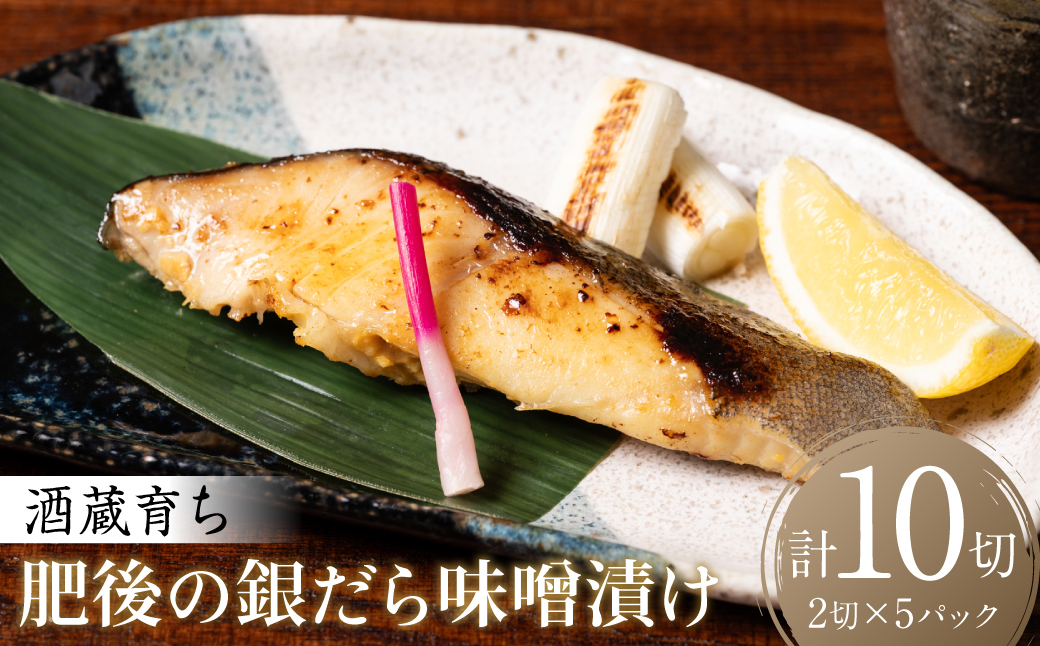 酒蔵育ち 肥後の銀だら 味噌漬け おかず レシピ 焼き魚 味噌 漬け 赤酒 タラ 鱈 魚 冷凍 真空パック 熊本県 八代市