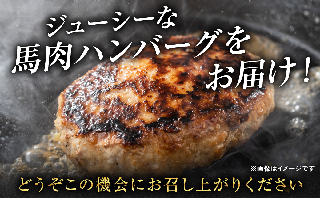 【定期便3回】馬肉ハンバーグステーキ 150g×10個