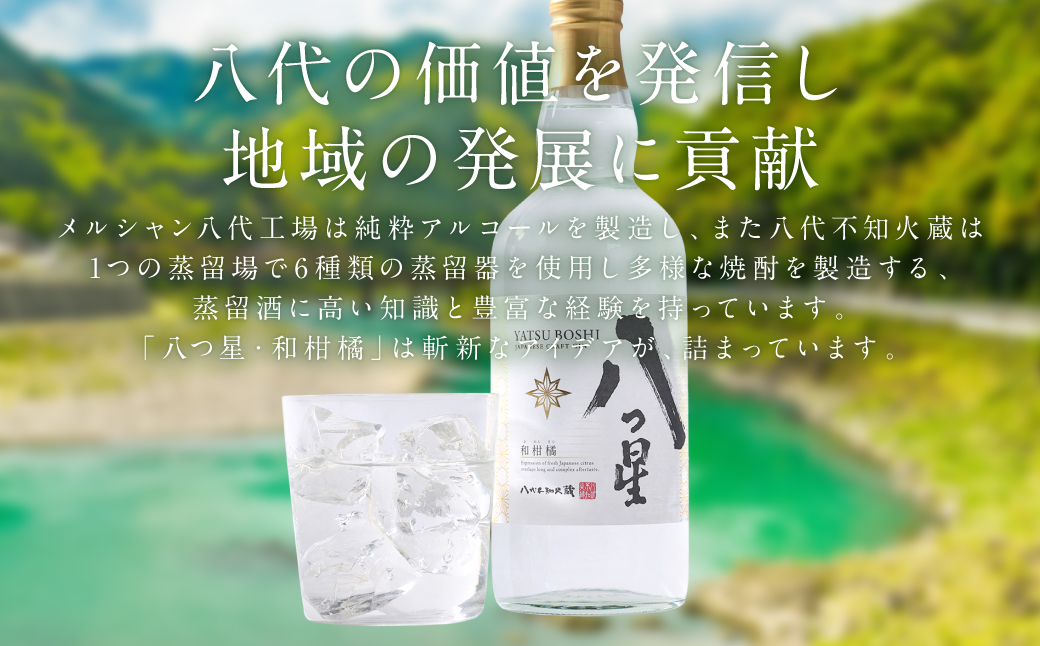 八代不知火蔵（やつしろしらぬいぐら）「八つ星・和柑橘（クラフトジン）」700ml×2本　お酒 蒸留酒 スピリッツ