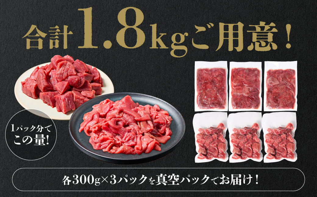 【訳あり】牛タン先 サイコロカット900g 切り落し900g セット 小分け 真空パック 合計1.8kg 塩ダレ タレ漬け込み カレー シチュー 煮込み料理 ステーキ 焼肉 野菜炒め 牛タン丼