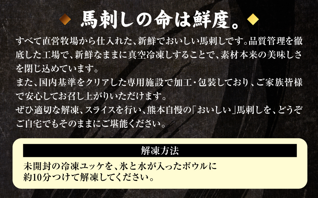 国産 熊本肥育 ユッケ 合計600g （50g×12パック） 馬肉 赤身 馬刺しユッケ ゆっけ 新鮮 ヘルシー おつまみ 晩酌 丼 サラダ 冷凍 熊本県 八代市