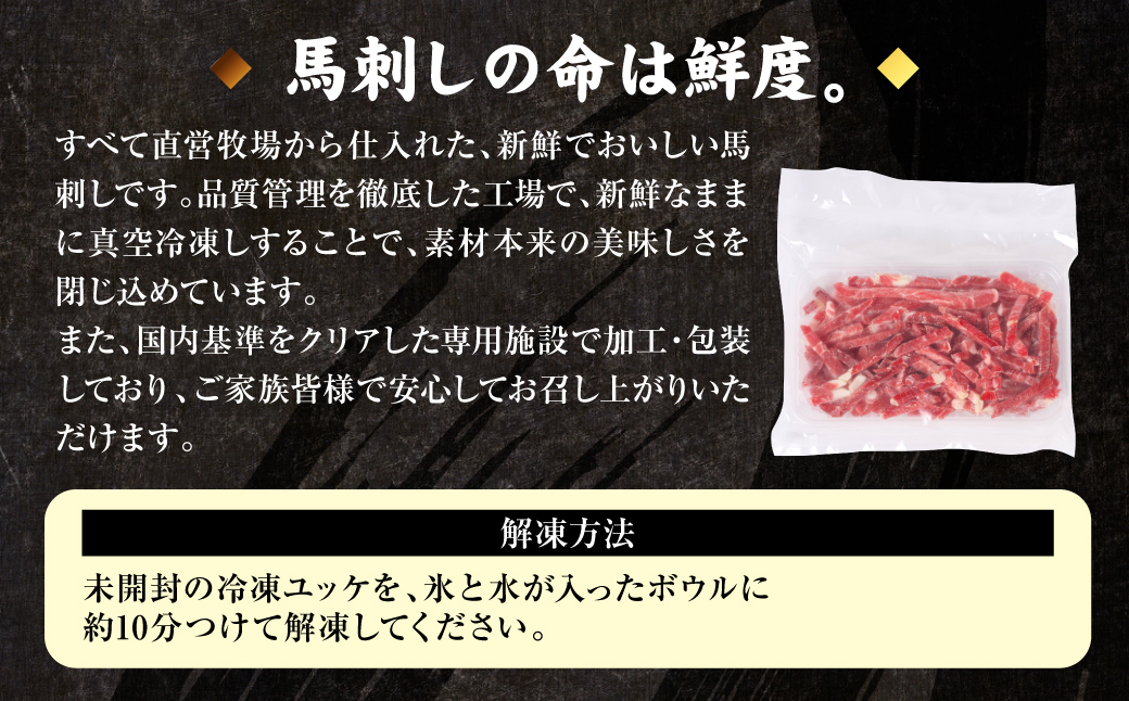 国産 熊本肥育 ユッケ 合計600g （50g×12パック） 馬肉 赤身 馬刺しユッケ ゆっけ 新鮮 ヘルシー おつまみ 晩酌 丼 サラダ 冷凍 熊本県 八代市