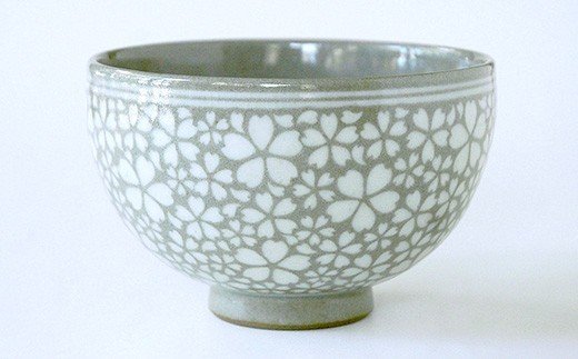 高田焼 上野窯 青磁象嵌 花筏文 茶碗 お茶碗 Jalふるさと納税 Jalのマイルがたまるふるさと納税サイト