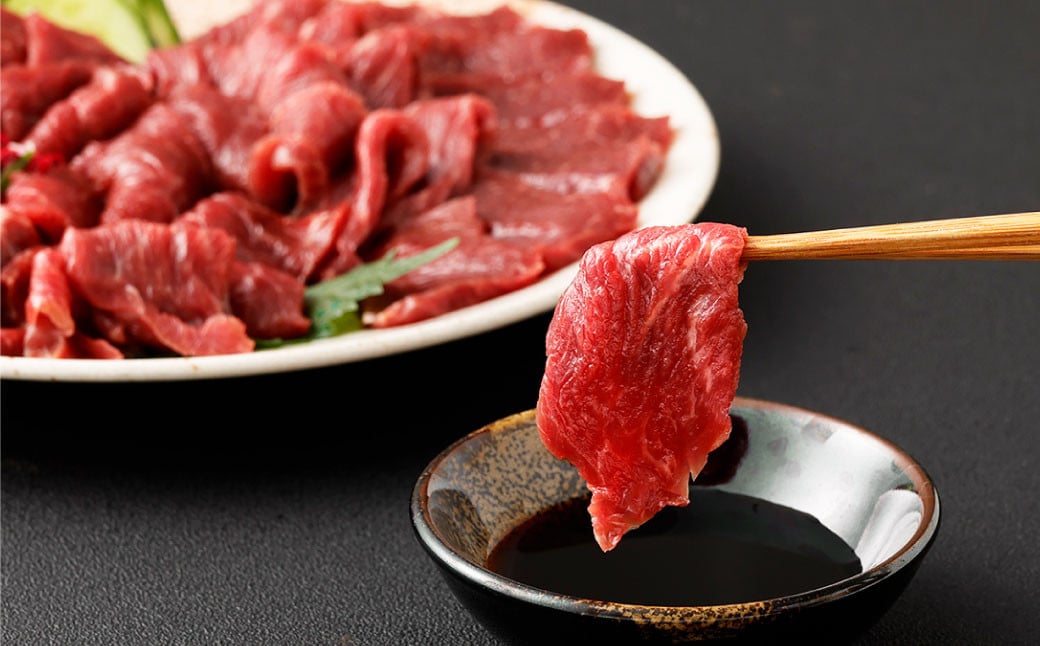 【フジチク ふじ馬刺し】カット不要！切れてる馬刺し！50g×10人前 合計500g 赤身 馬肉 スライス 馬刺し 熊本県