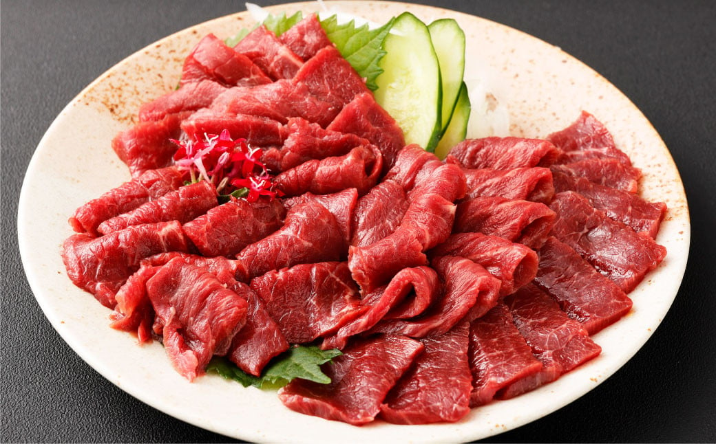 【フジチク ふじ馬刺し】カット不要！切れてる馬刺し！50g×4人前 合計200g 赤身 馬肉 スライス 馬刺し 熊本県