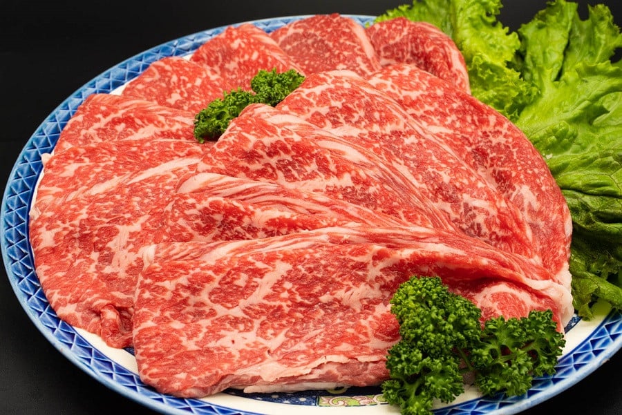 熊本県産 A5等級 和王 モモスライス 1350g (450g×3P) 牛肉 モモ肉