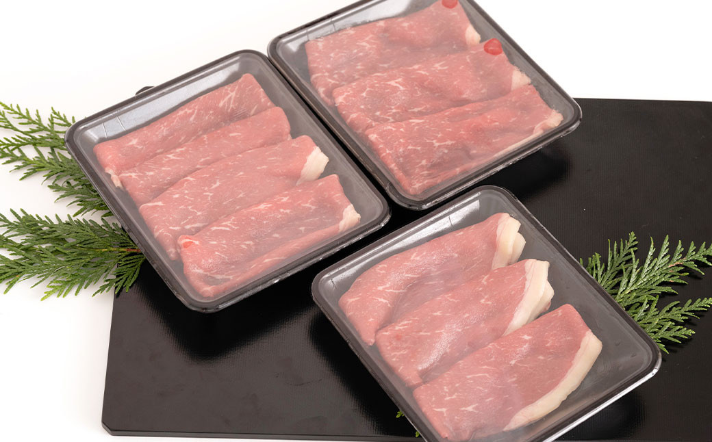 【訳アリ】 くまもと あか牛 すきやき しゃぶしゃぶ用 600g (3～4人前) 牛肉