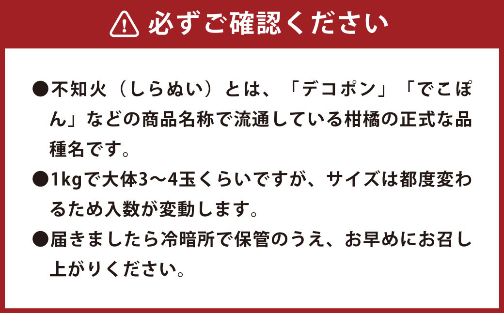 環境マイスターの不知火 良品 2.5kg（栽培期間中は無肥料・低農薬） 果物 くだもの フルーツ 不知火 しらぬい 柑橘 みかん 【2024年12月下旬‐2025年4月下旬迄順次発送予定】