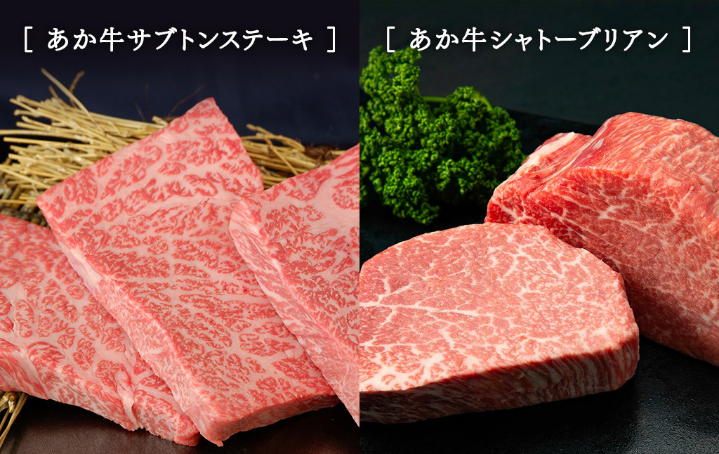 【12ヶ月定期便】 あか牛ステーキ 12種 極上 食べ比べ