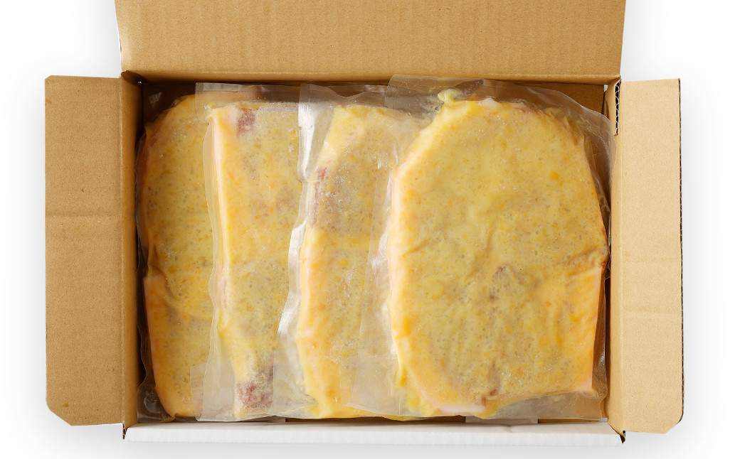熊本県産モンヴェールポーク モモ肉 みそ漬け 1kg (250g×4P)