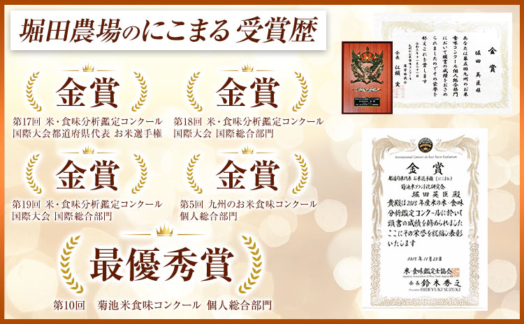 七城のお米 にこまる 5kg 通常パッケージ 白米 精米 令和7年産 堀田農場《30日以内に出荷予定(土日祝除く)》お米 熊本県 菊池市 熊本県産 九州産 送料無料