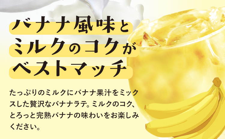 バナナとミルクの贅沢ラテ 【1回】250ml×48本 合同会社たべたせいか《30日以内に出荷予定(土日祝除く)》 バナナラテ バナナミルク 完熟バナナ ミルク ラテ フルーツラテ 牛乳 らくのうマザーズ 紙パック 熊本県産 国産 熊本県 菊池市 送料無料
