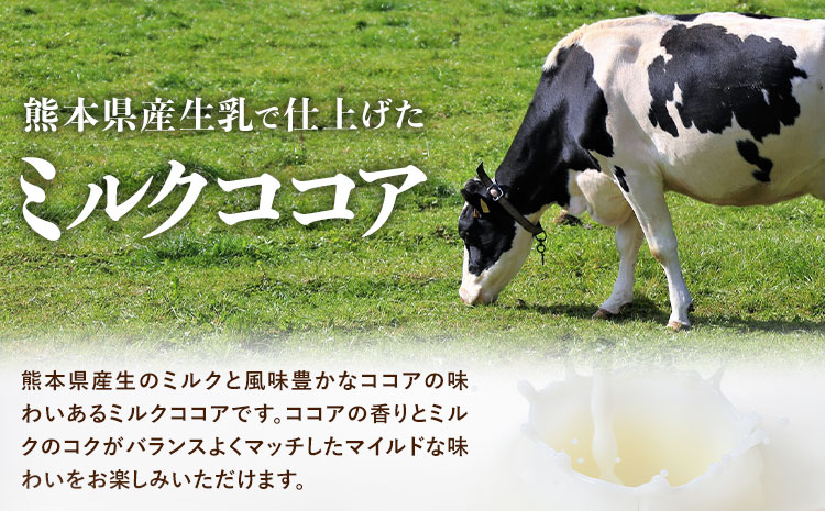 常温保存可能 ミルクココア 250ml×48本 合同会社たべたせいか《30日以内に出荷予定(土日祝除く)》熊本県 菊池市 らくのうマザーズ ココア ミルク 乳飲料 乳性飲料 ドリンク 飲み物 飲料 常温保存 国産 熊本県産