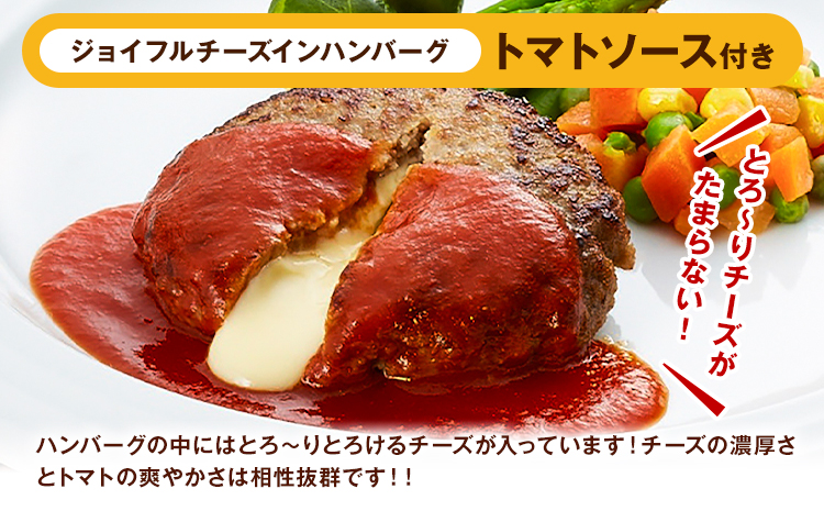 ジョイフルハンバーグ チーズインハンバーグ トマトソース付 30個 1個155g 生ハンバーグ ソース付き 牛肉 ジョイフル 焼くだけ ハンバーグ 惣菜 おかず 冷凍 送料無料《30日以内に出荷予定(土日祝除く)》