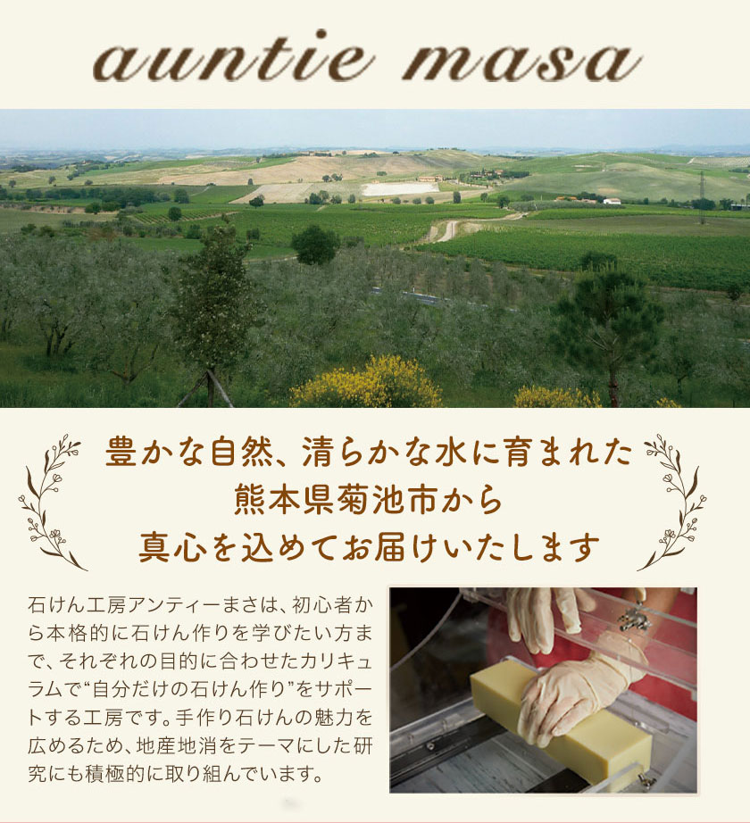 マサフェミニン マカダミアナッツ石けん 90g×1個 石けん工房アンティーまさ《30日以内に出荷予定(土日祝除く)》熊本県 菊池市 マカダミアナッツ ナチュラルソープ 石けん 石鹸 せっけん 固形石けん お風呂 バス 洗顔 体洗い 手洗い 手作り 送料無料