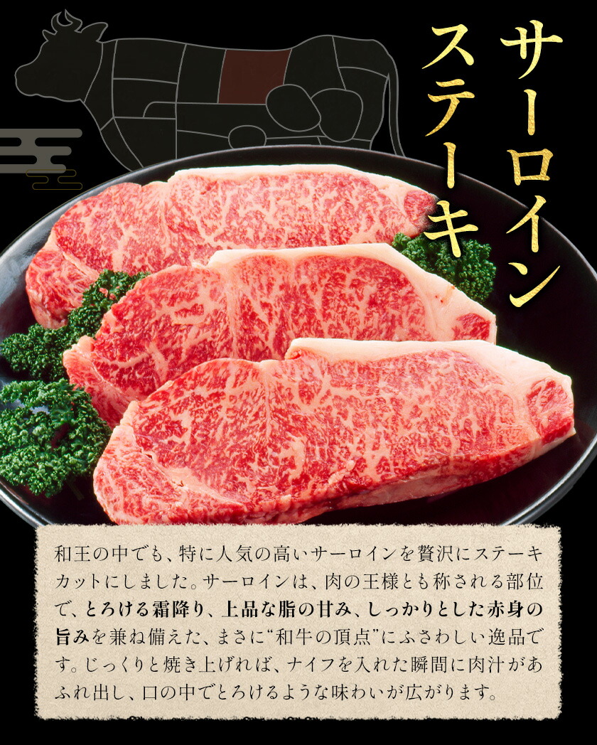 和王 サーロインステーキ用 約200g 菊池地域農業協同組合(JA菊池まんまキッチン)《90日以内に出荷予定(土日祝除く)》熊本県 菊池市 くまもと黒毛和牛 和牛 牛肉 お肉 ステーキ サーロインステーキ 熊本県産 九州産 国産 冷凍 送料無料