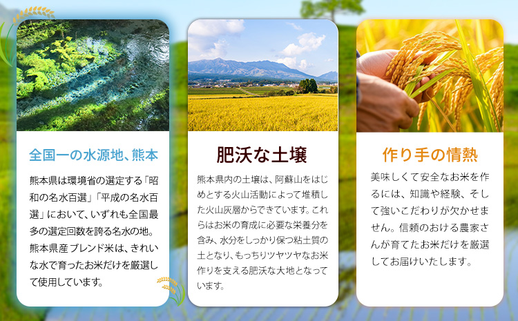 【隔月6回定期便】熊本県産 肥後清流米 白米 2kg ブレンド米 熊本県産 ふるさと納税 精米 米 こめ ふるさとのうぜい コメ お米 おこめ《お申込み翌月から出荷》