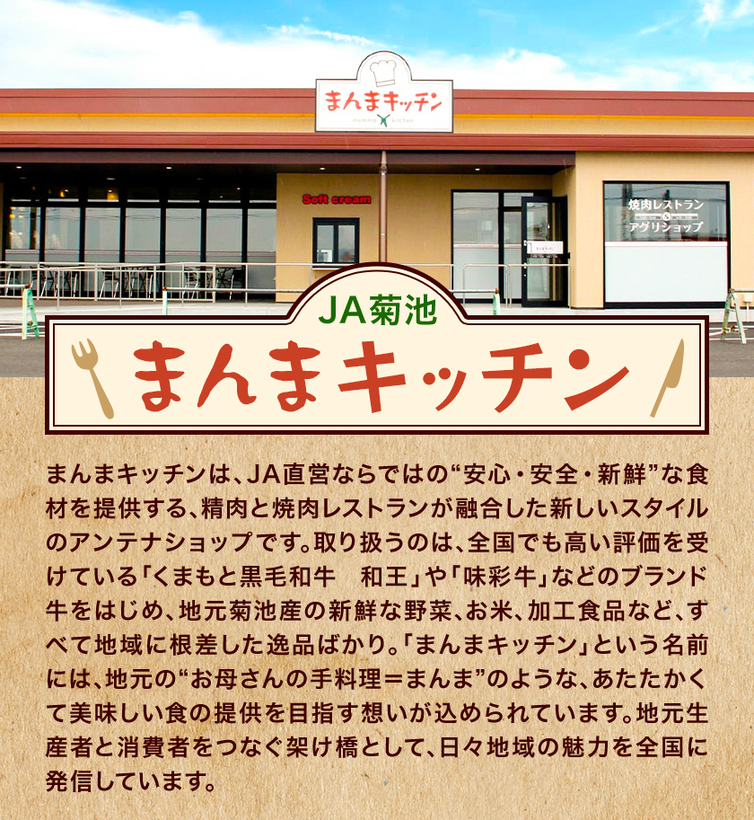 味彩牛 ロースステーキ 合計約400g 約200g×2枚 菊池地域農業協同組合(JA菊池まんまキッチン)《30日以内に出荷予定(土日祝除く)》熊本県 菊池市 ステーキ 牛肉 お肉 熊本県産 九州産 国産 冷凍 送料無料