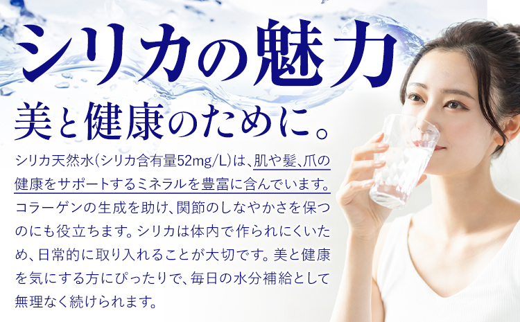 シリカ天然水 500ml×42本 株式会社Foody's《30日以内に出荷予定(土日祝除く)》熊本県 菊池市 シリカ水 飲料水 ミネラルウォーター 水 軟水 鉱水 ペットボトル